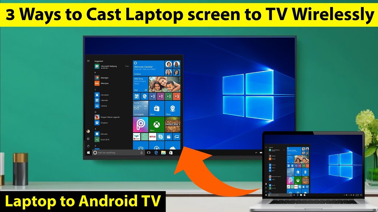 3 Ways to cast Laptop Screen on Android TV