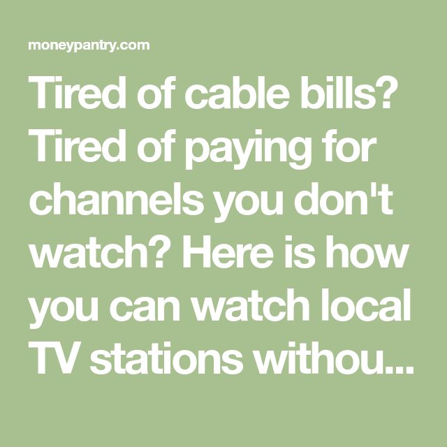 9 Ways to Watch Local TV Without Cable or Satellite (or even Antenna ...