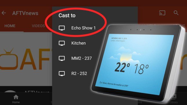 Amazon Echo Shows are appearing as Casting Receivers for ...