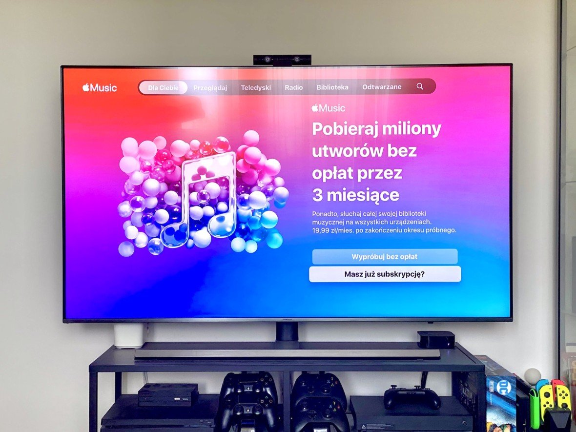 Apple Music dostpne na telewizorach Samsunga ze Smart TV