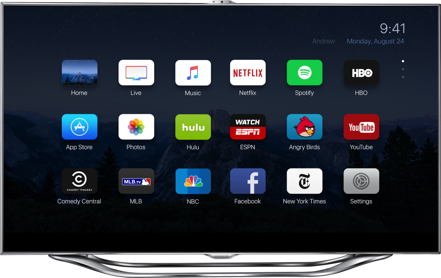 Apple TV 4 UI With Third