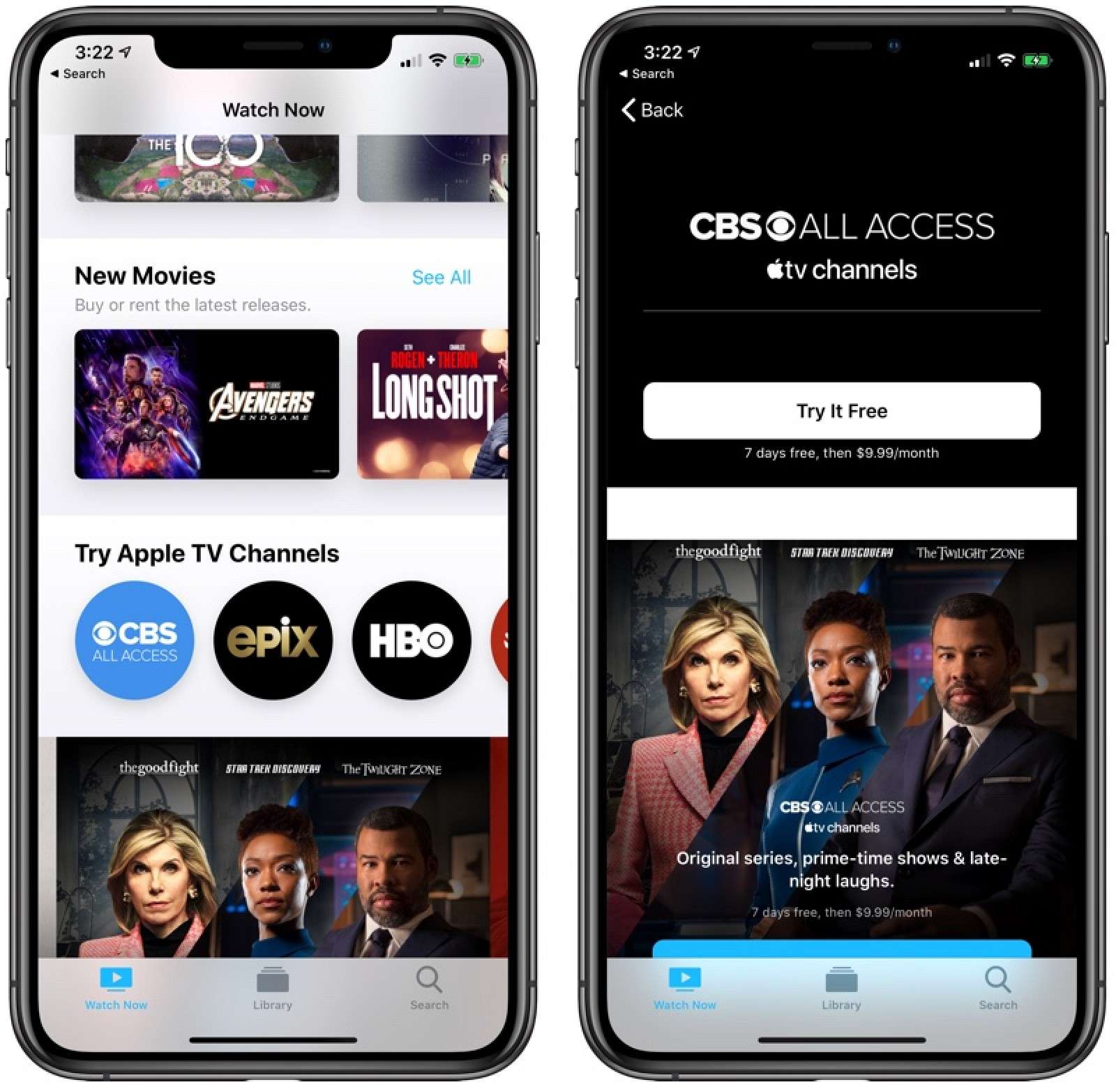 Apple TV Channels Now Offers CBS All Access Subscription Service ...