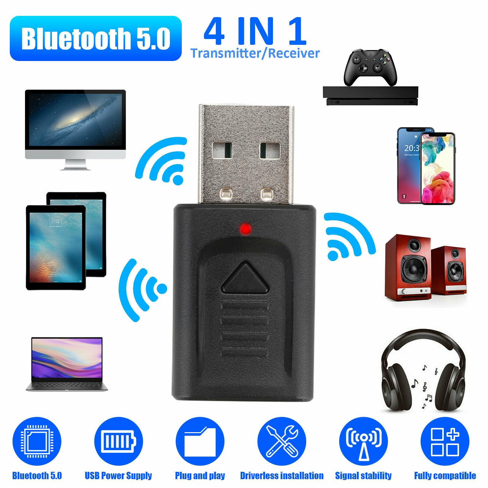Bluetooth 5.0 Transmitter Receiver 4