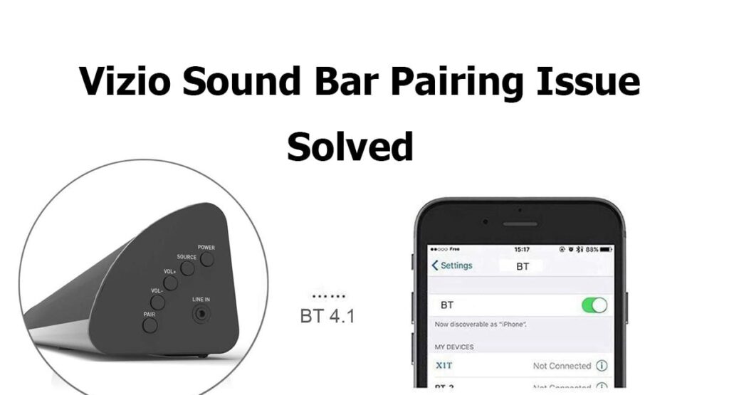Bluetooth Pairing Not Working on Vizio Sound Bar Solved ...