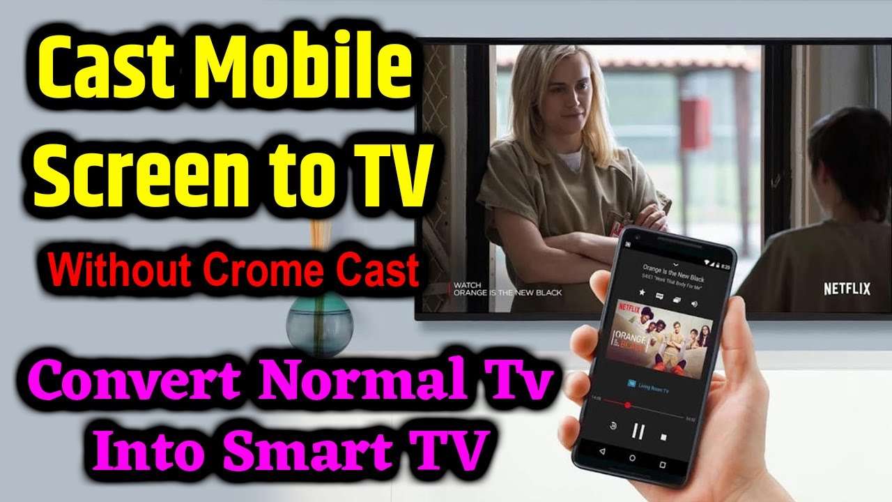 Cast Mobile Screen to TV ! Convert Normal TV into Smart TV without Any ...