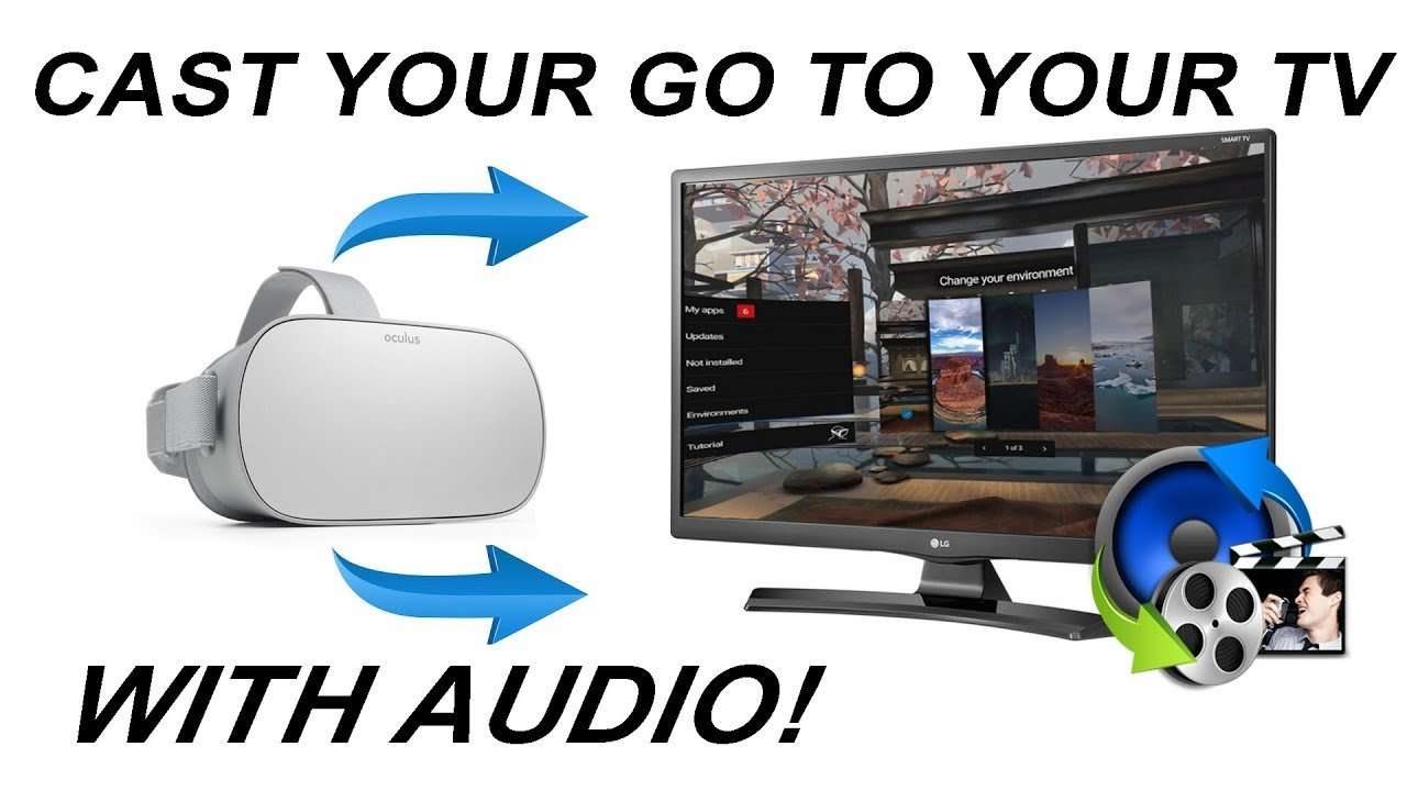 Cast Oculus GO to TV WITH Audio!