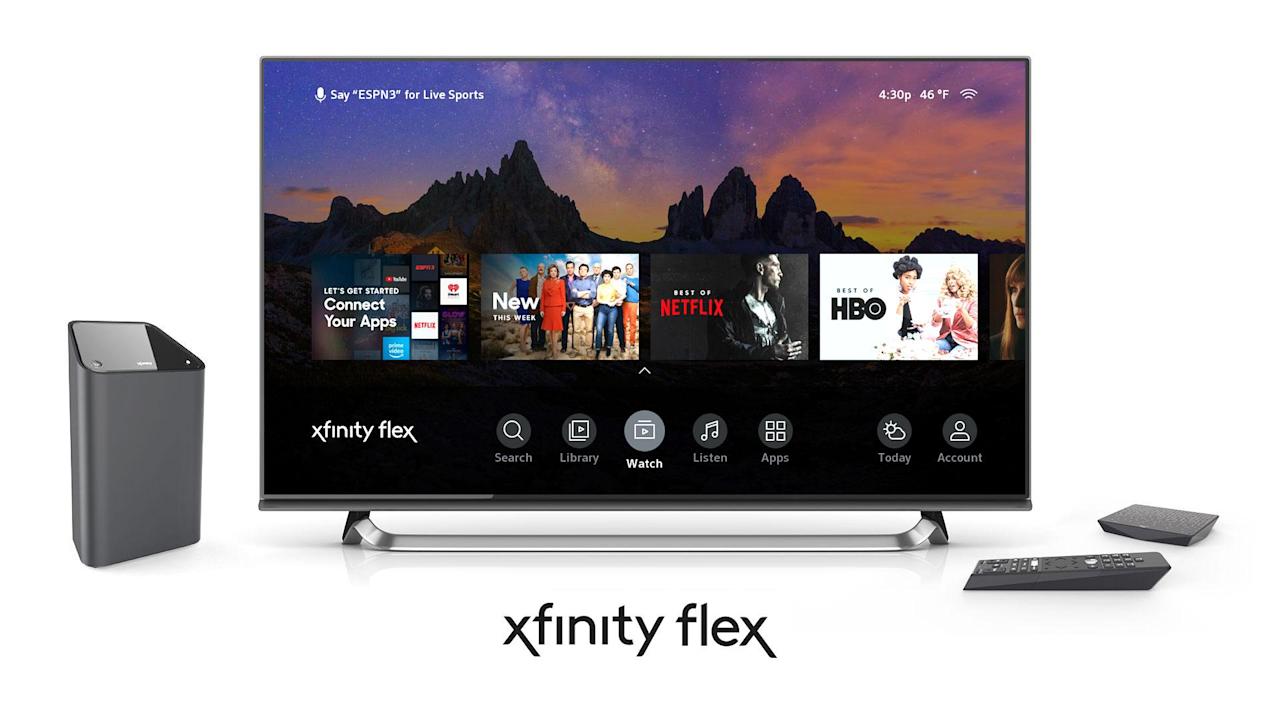 Comcast Debuts Xfinity Flex Streaming Service For Internet ...