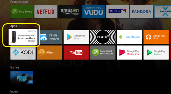 Connect your Android TV to the Amazon Alexa App
