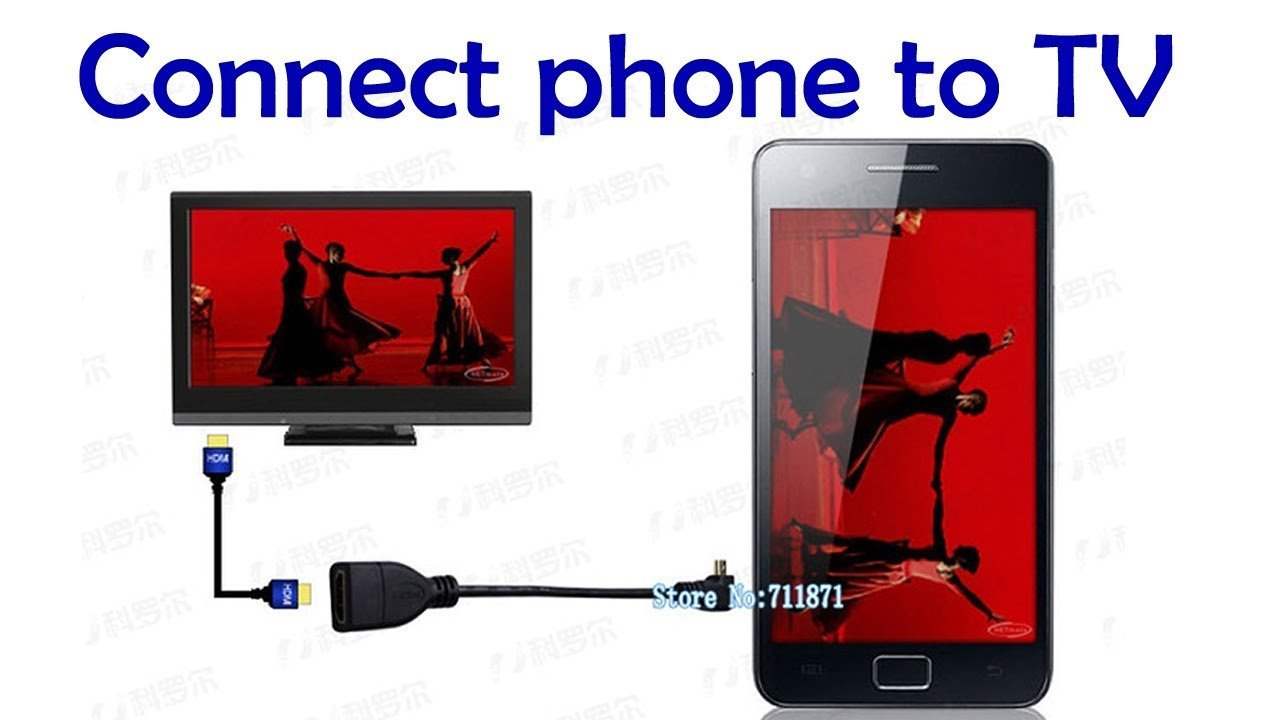 Connect your cell phone to TV MHL to watch Live TV or play ...
