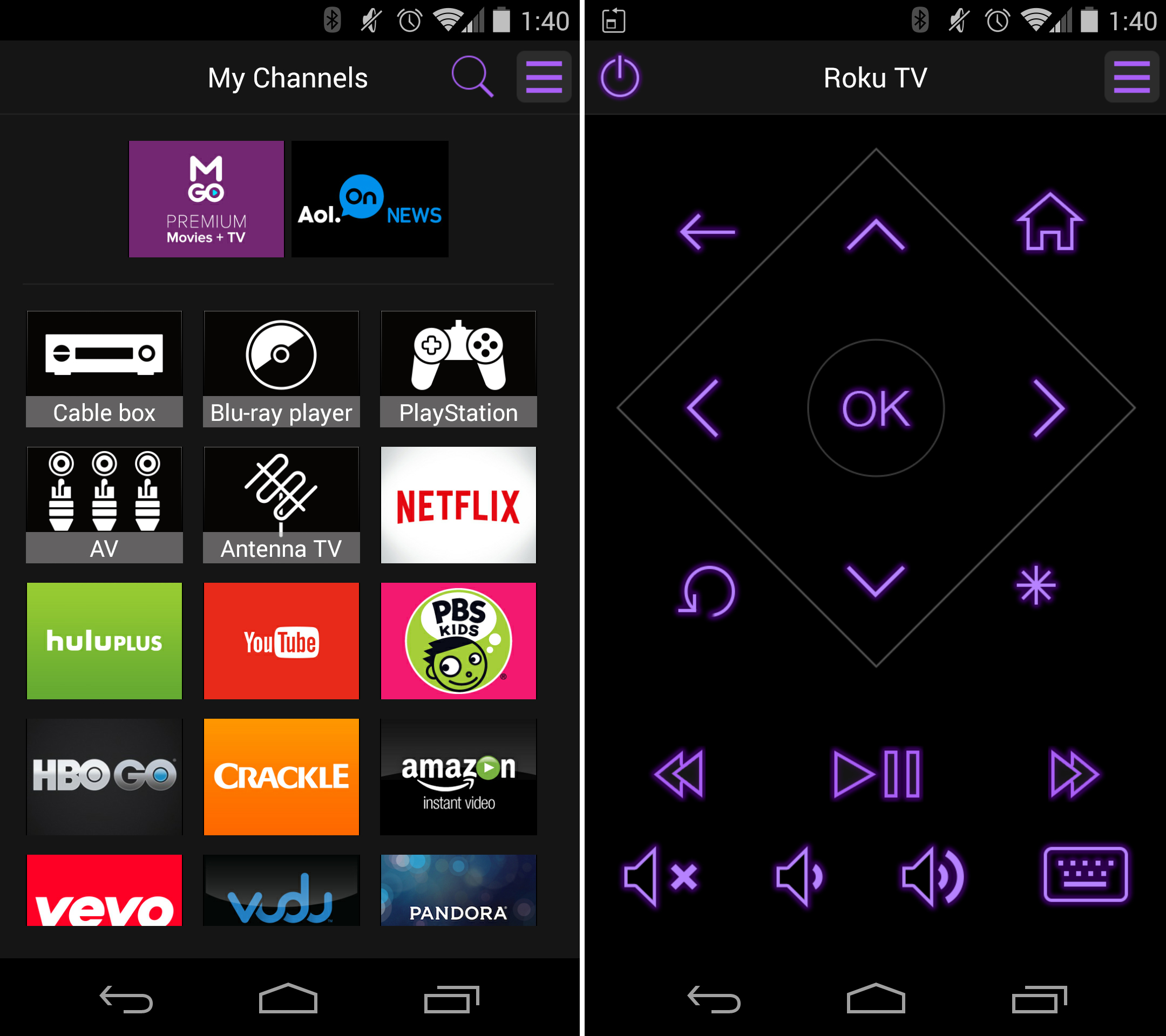Control Roku TV with the free Roku mobile app for Android, iOS and ...