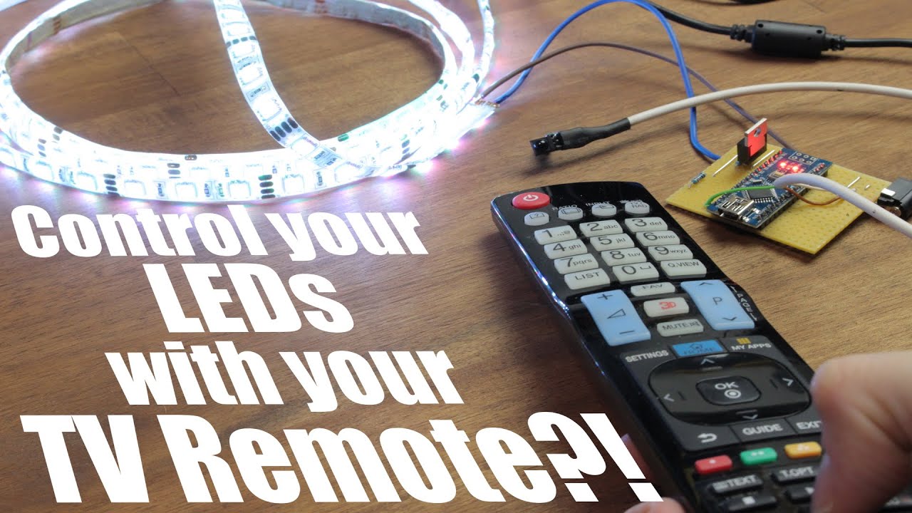 Control your LEDs with your TV remote?!