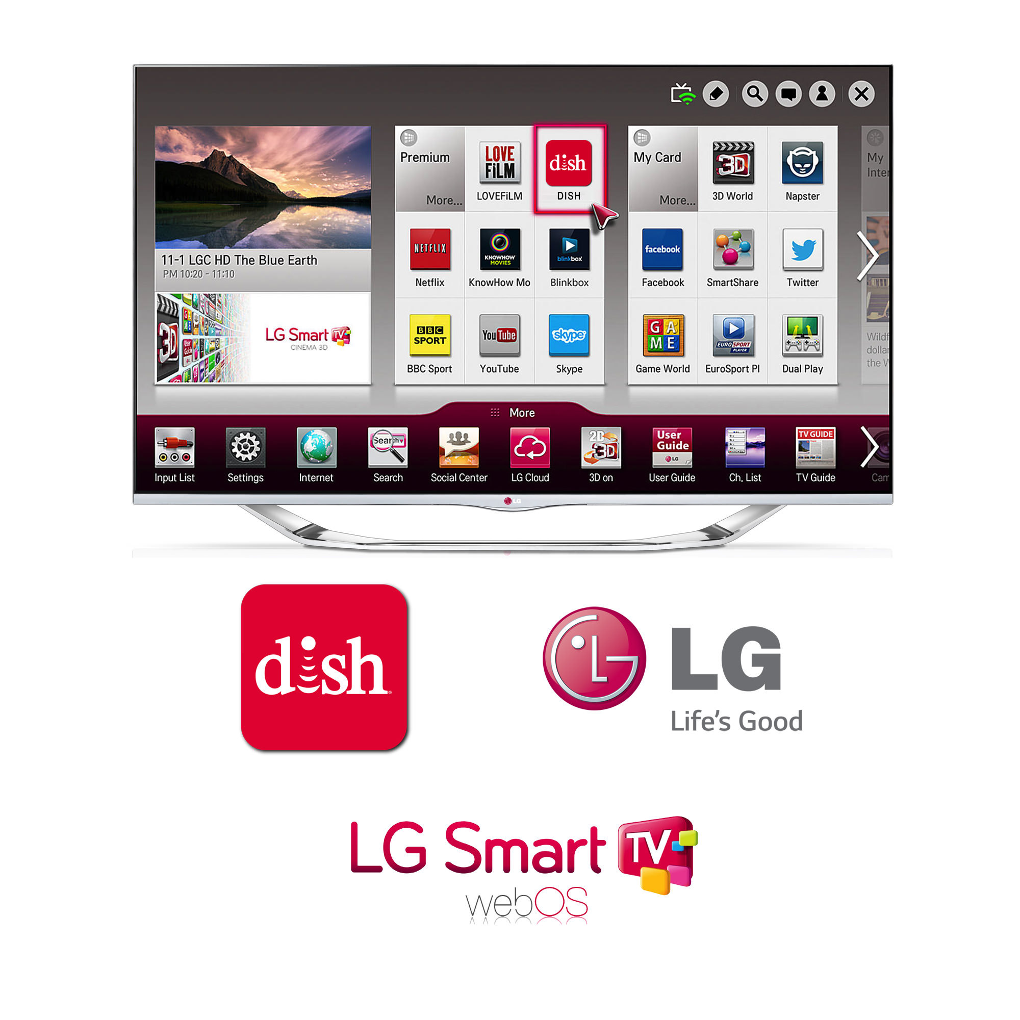 DISH App Delivers Hopper Experience on LG Smart TVs