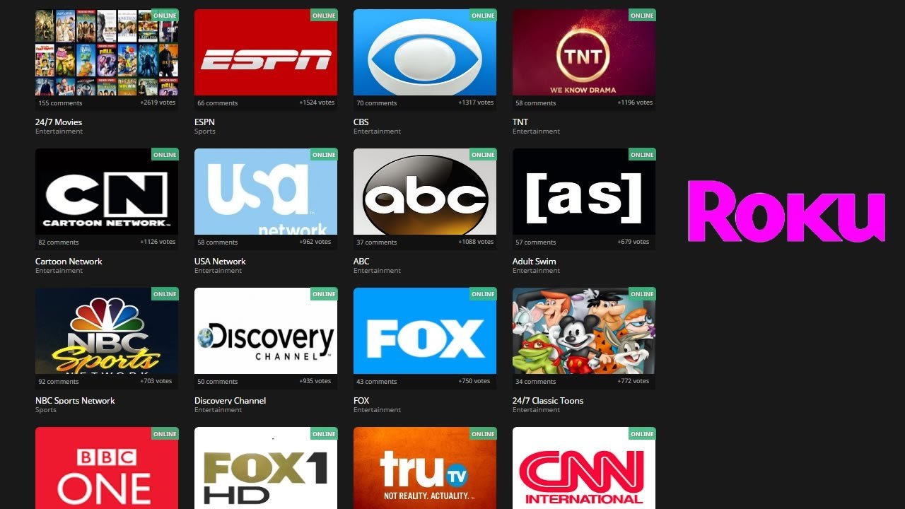 Free Live Cable TV on Roku