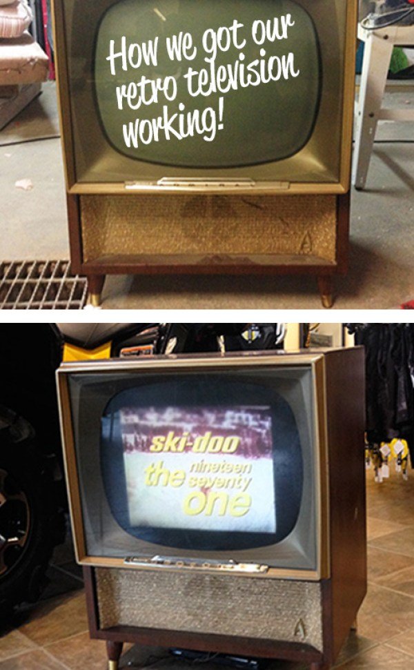 Get an old vintage TV working