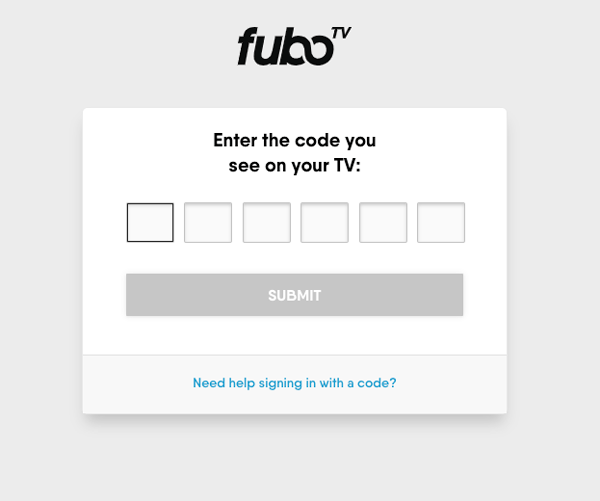 How do I sign in on my TV using a code?  Help Center