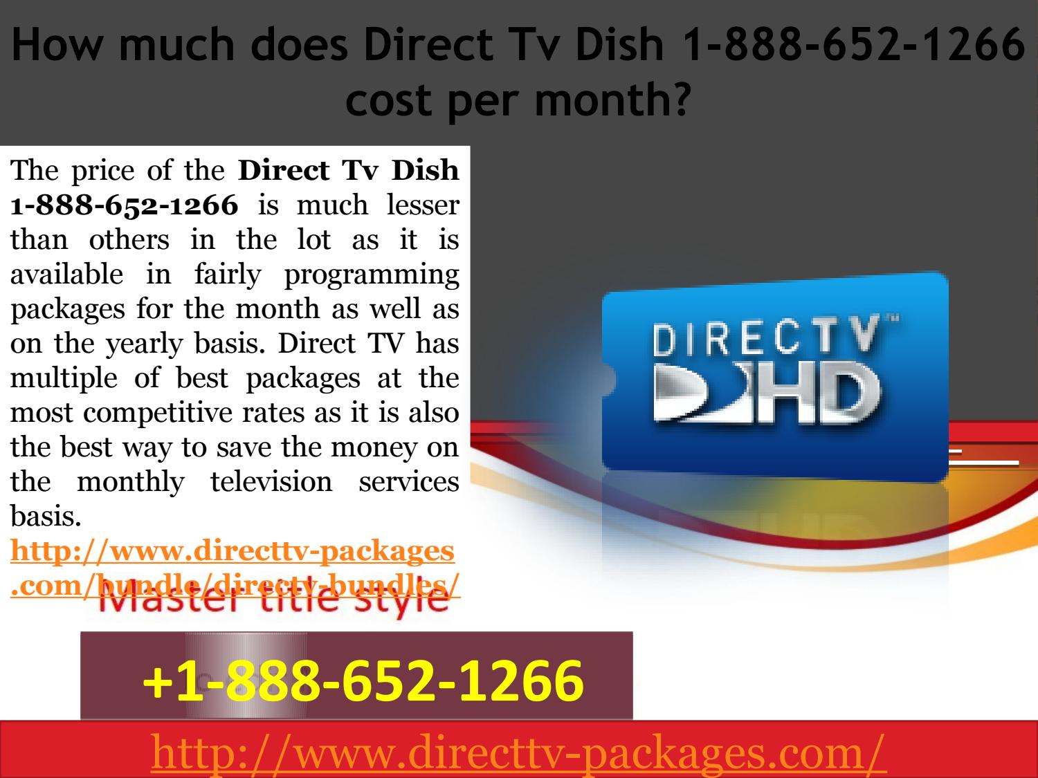 How much does Direct TV Dish 1