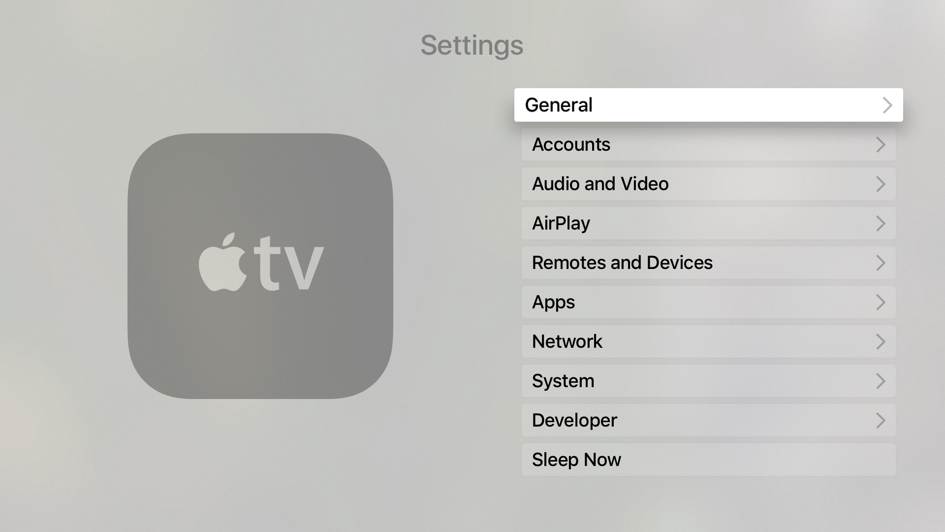 How to access tvOS