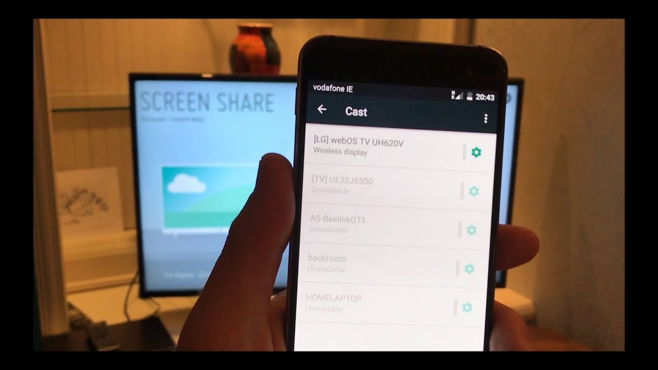 How To CAST Android Phone to LG TV using SCREEN SHARE ...