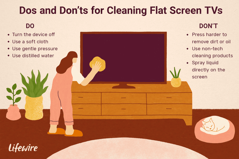 How to Clean a Flat Screen TV