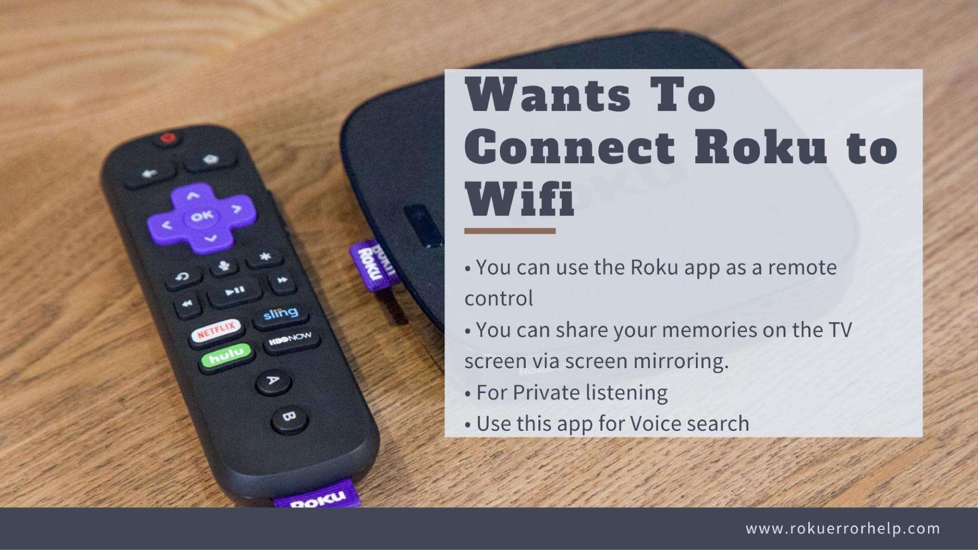 How To Connect Roku To Phone Remote Without Wifi