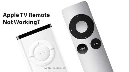 How to Fix Apple TV Remote Not Working