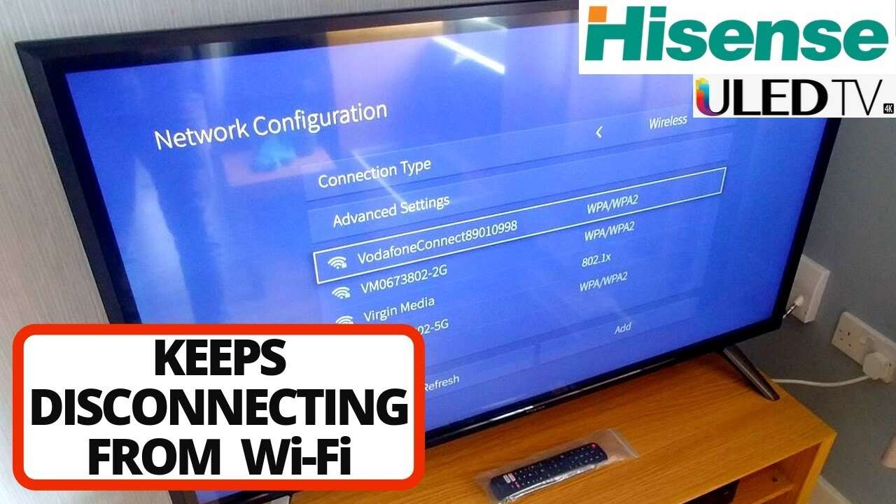 How to Fix Hisense TV keeps disconnecting from WiFi Network