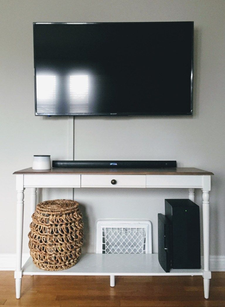 How to Hide Mounted TV Cables (Without Drilling into the ...
