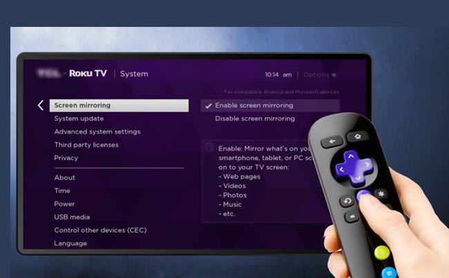 How to Mirror Android to Roku