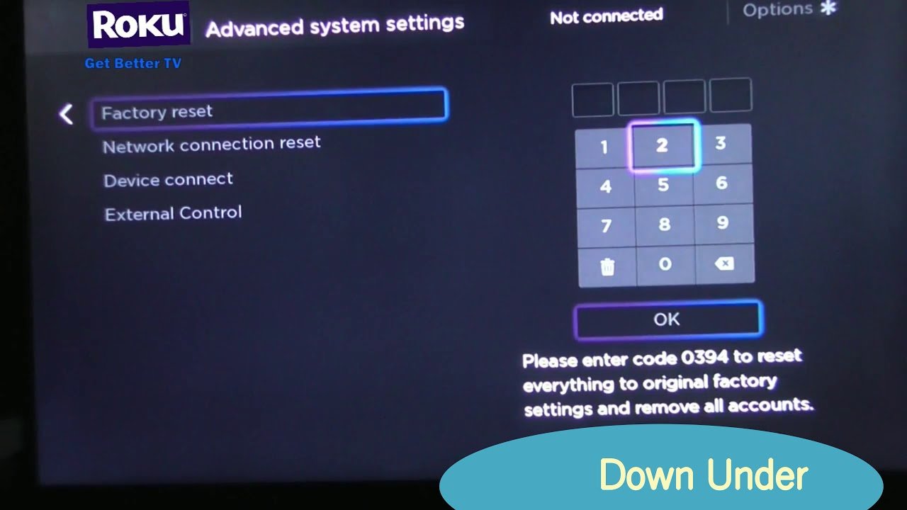 How To Reset Your Roku TV