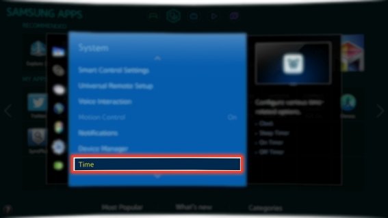 How to set the Timer in Samsung Smart TV to turn it off ...