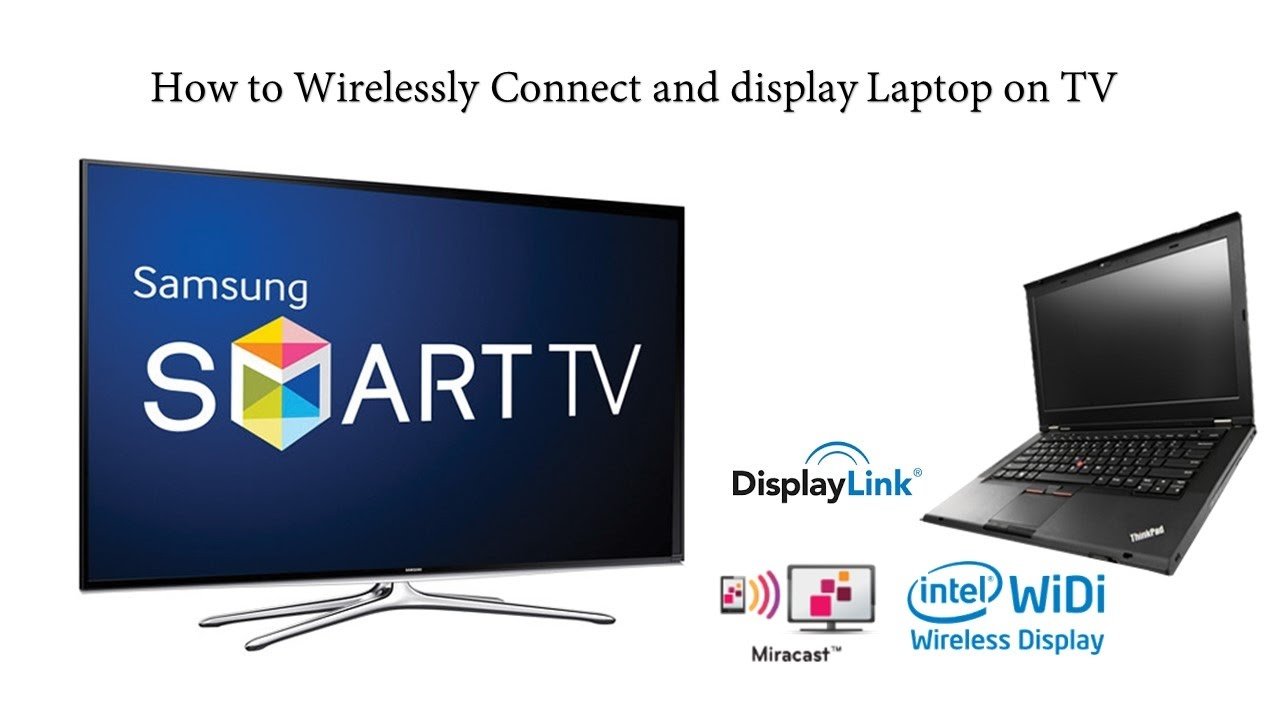 How to wirelessly connect display from laptop to smart tv ...