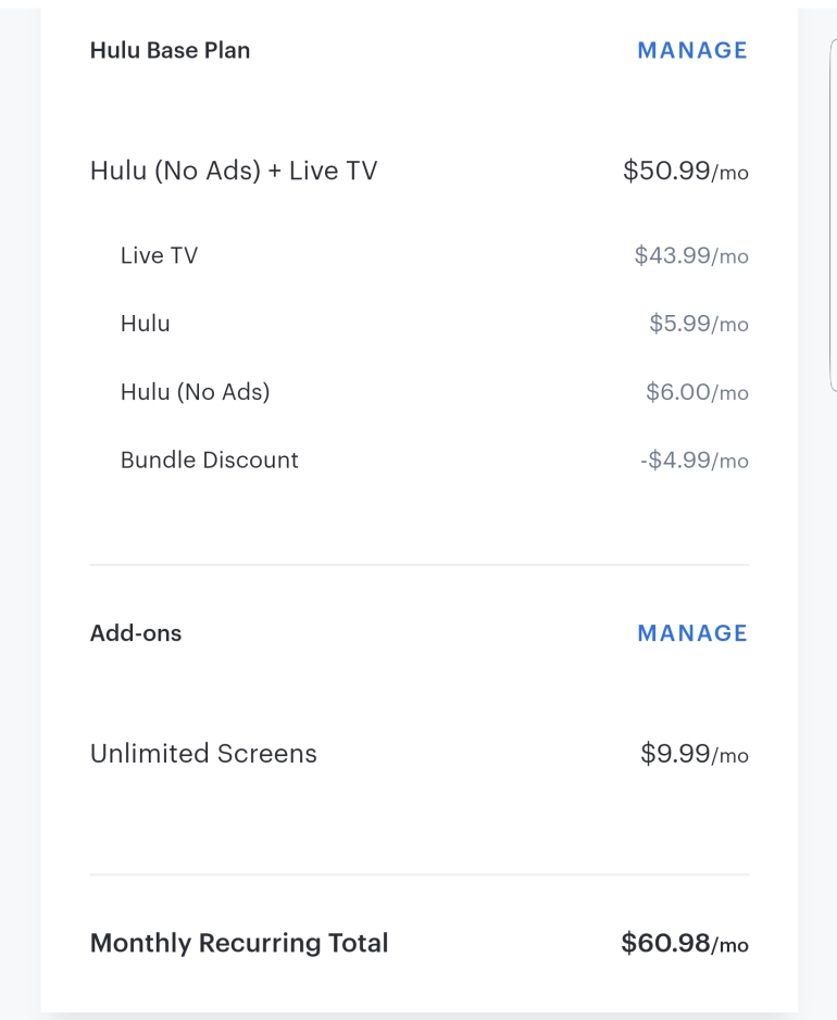 Hulu Live TV Subscription Increases in Price  Ultra Rare Drop