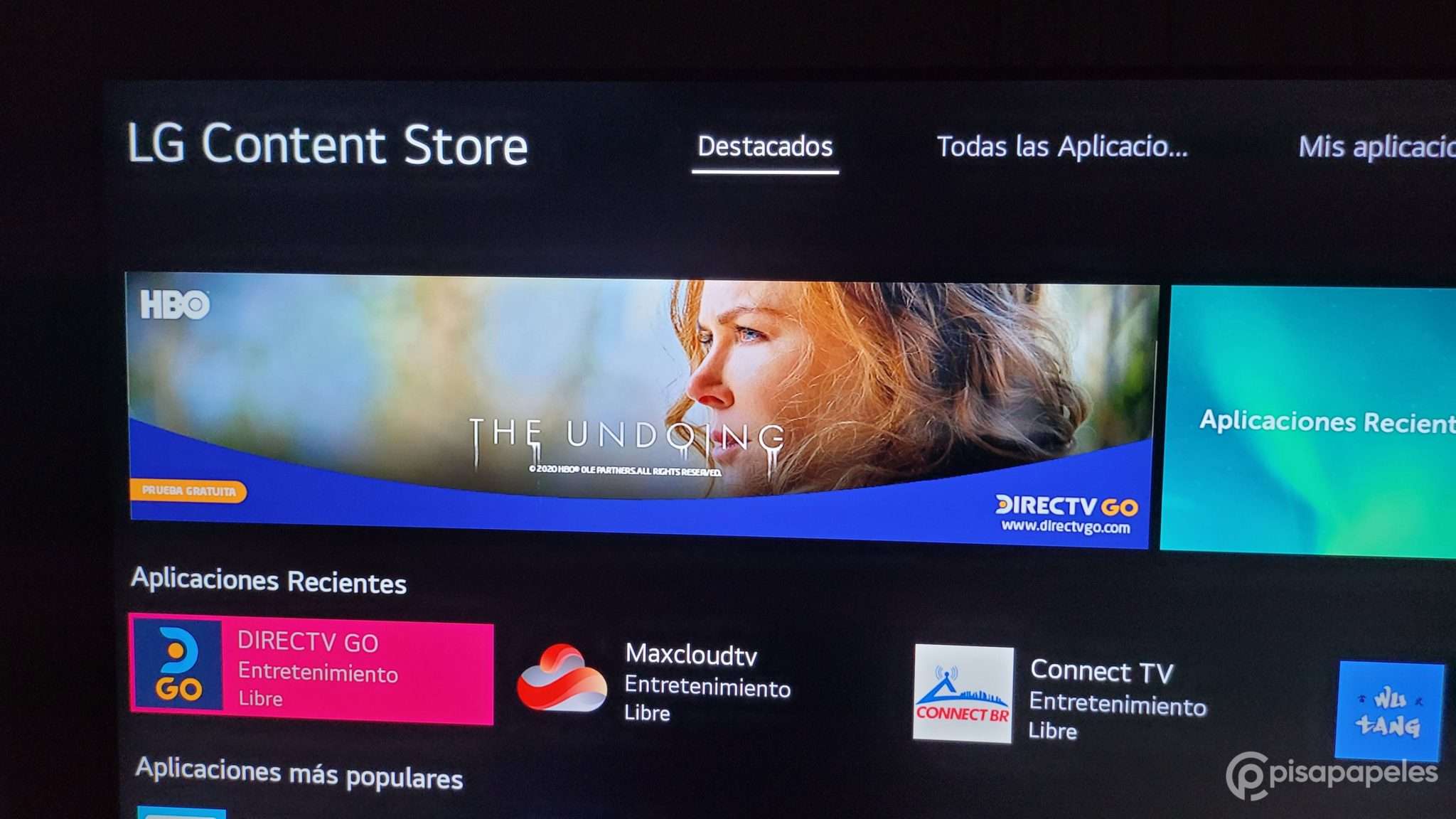 La aplicación DirecTV GO ya está disponible en los Smart TV de LG