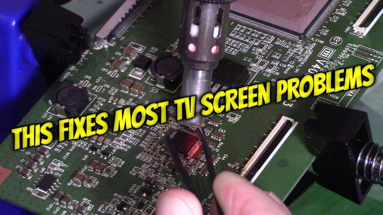 LED LCD TV REPAIR GUIDE TO FIX MOST SAMSUNG VIDEO PICTURE SCREEN ...