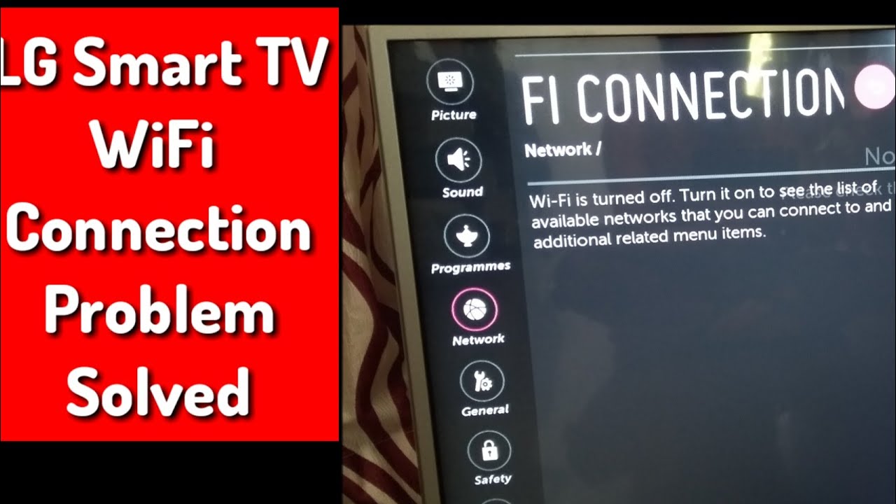 LG Smart TV WIFI turned off solved/How to turn on WIFI on ...