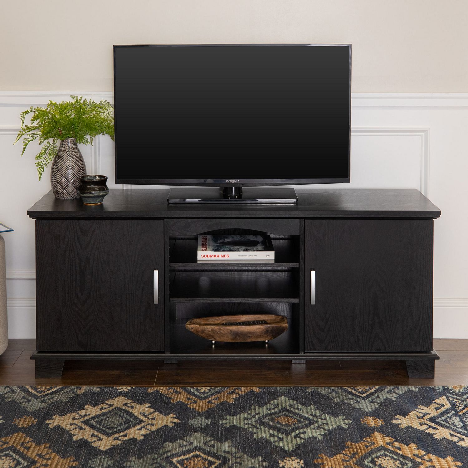 Manor Park Traditional TV Stand with Storage for TV