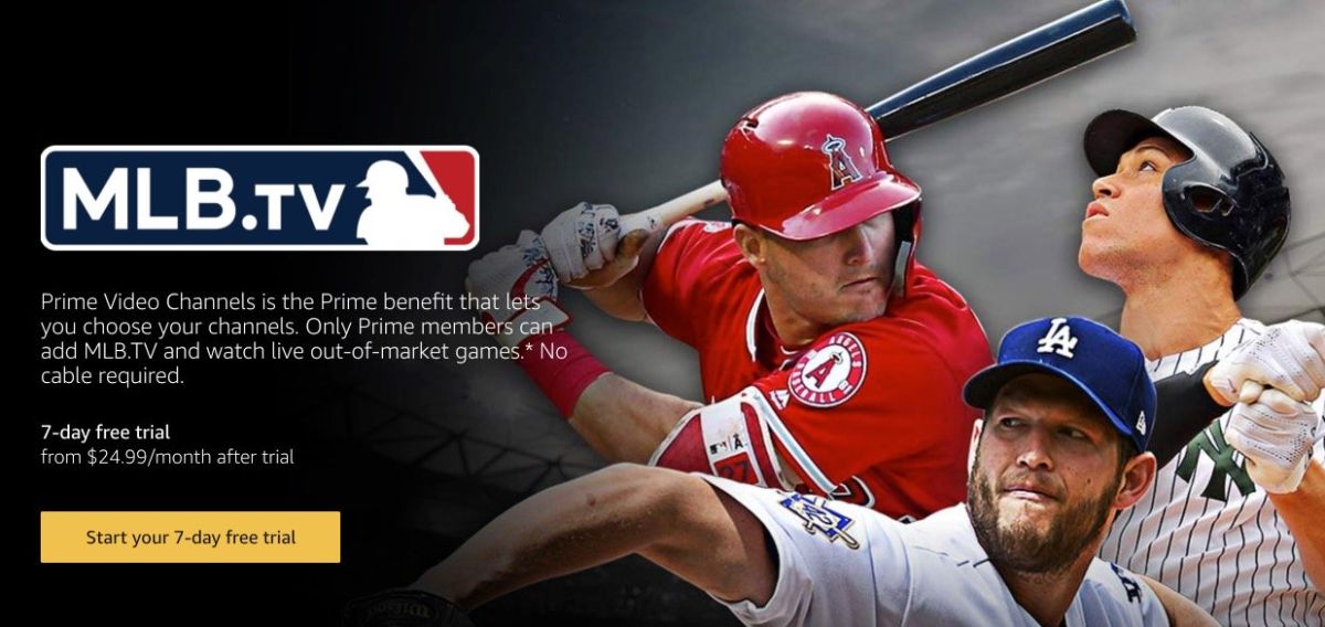 MLB.TV is now available on Amazon Prime Video Channels