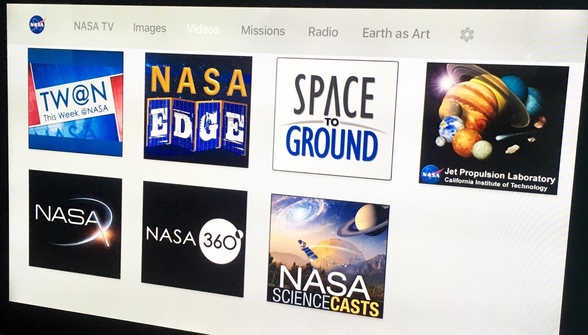 NASA on Apple TV
