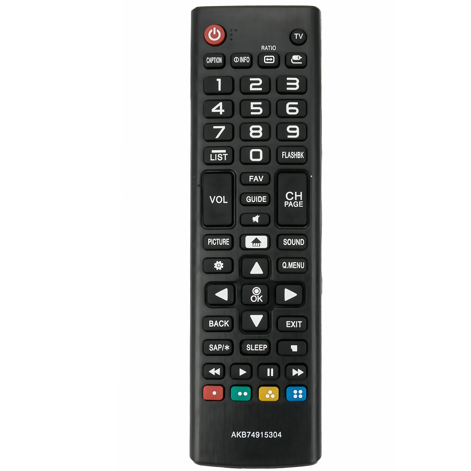 New AKB74915304 Replaced Remote Control fit for LG LED TV ...