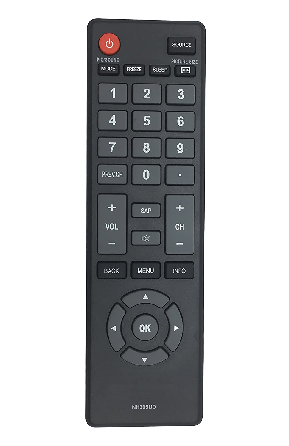 New Remote Control Nh305ud Fit For Emerson Lcd TV Hdtv ...