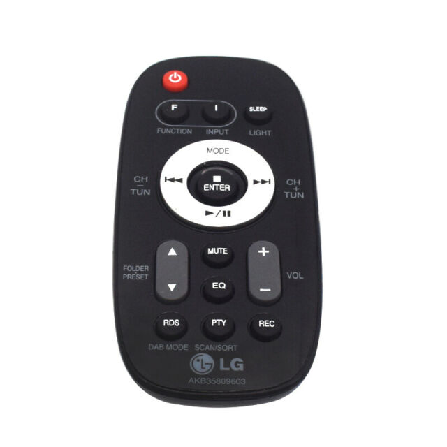 Original LG CD DVD Player Remote Control AKB35809603