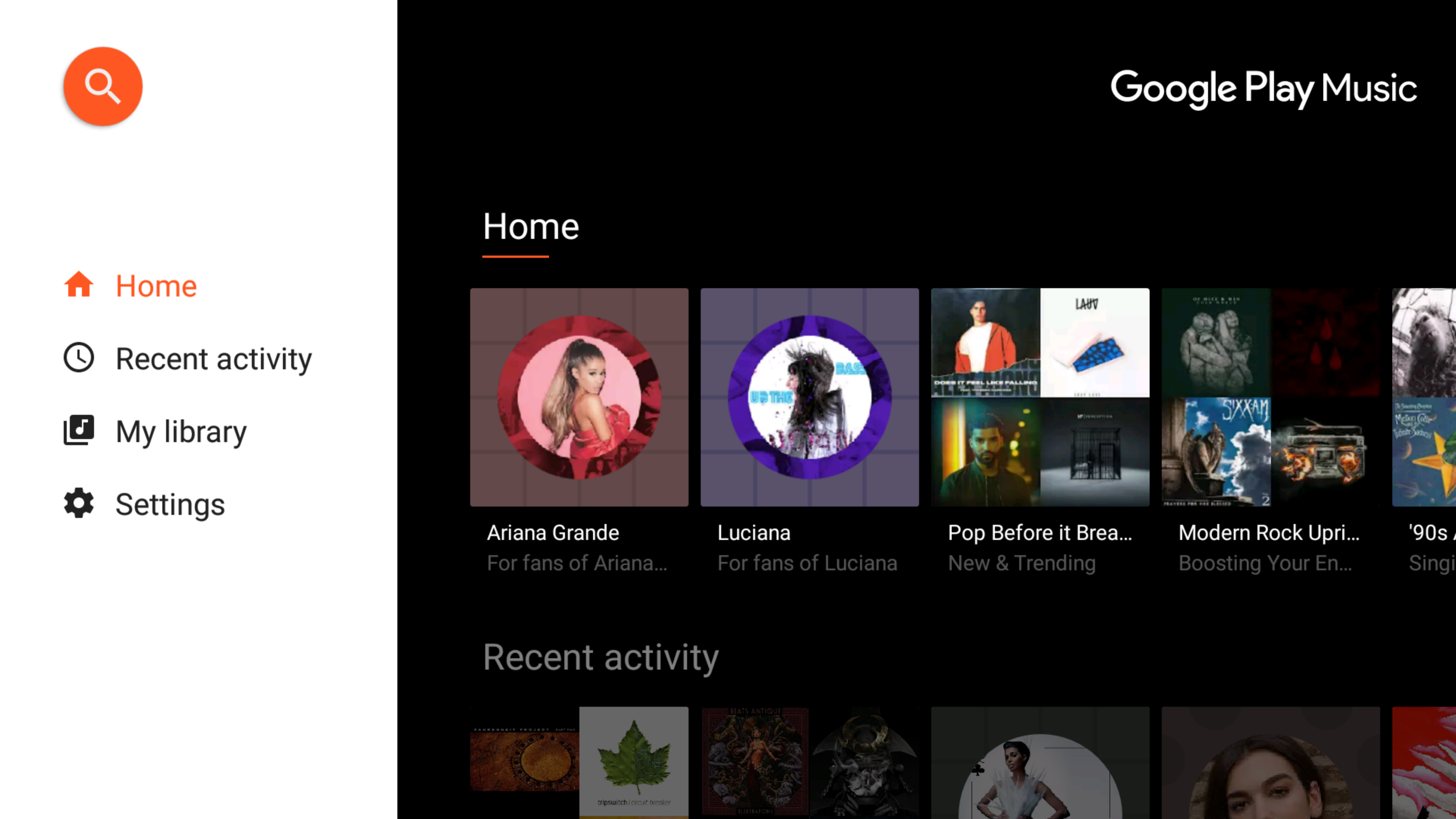 Play Music v8.1 appears with dedicated Android TV app and ...