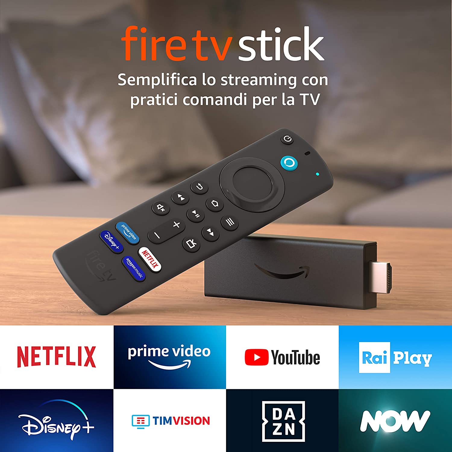Raiplay App Fire TV Stick : Fire TV Stick con telecomando vocale Alexa ...