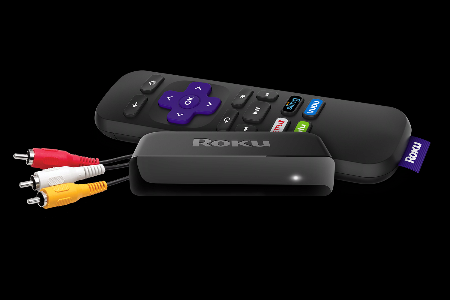 Roku Express + PLUS HD Digital Streaming Media Player 3910RW HDMI Cable ...
