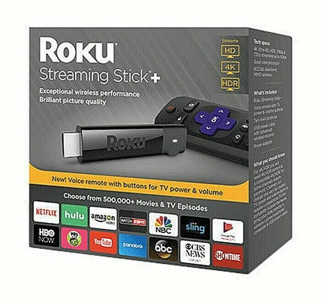 ROKU STREAMING STICK+ HD 4K HDR EDITORS CHOICE