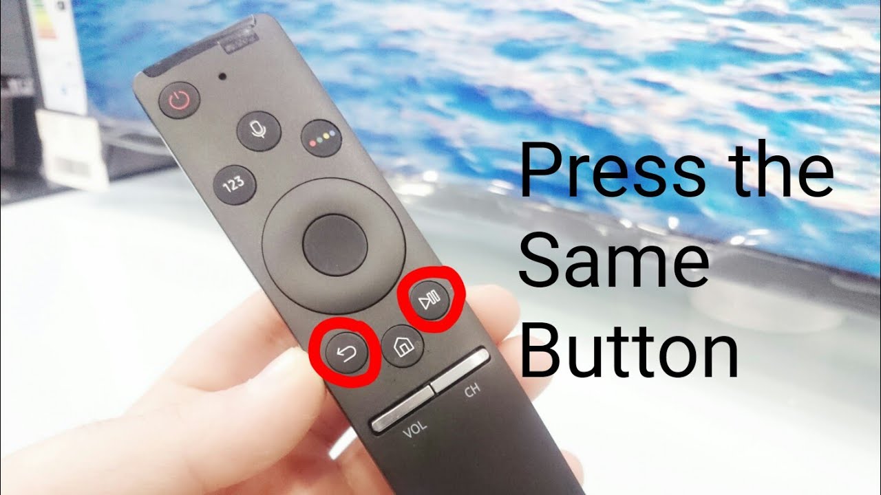 Samsung one remote control pairing