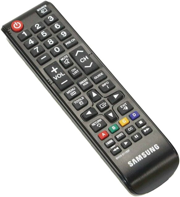 Samsung un60j6200af TV Remote and Power Cord. Power button ...