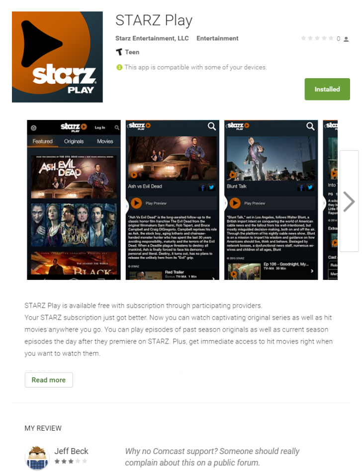 Stream Your Favorite STARZ Shows On Android TV With New ...