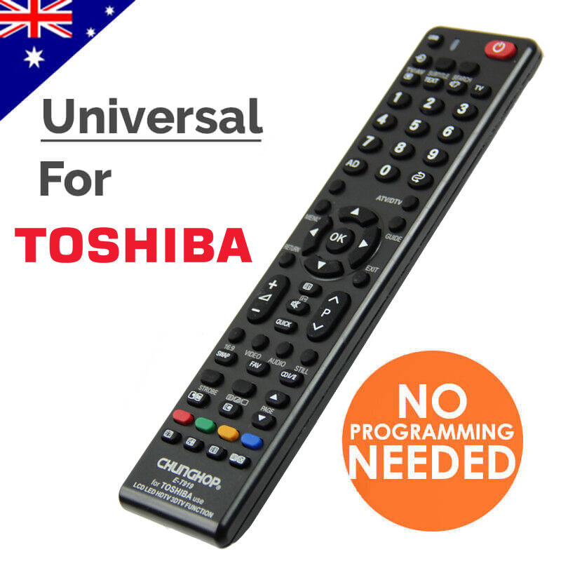 TOSHIBA Universal TV Remote Control Replacement For 3D HDTV LCD LED ...