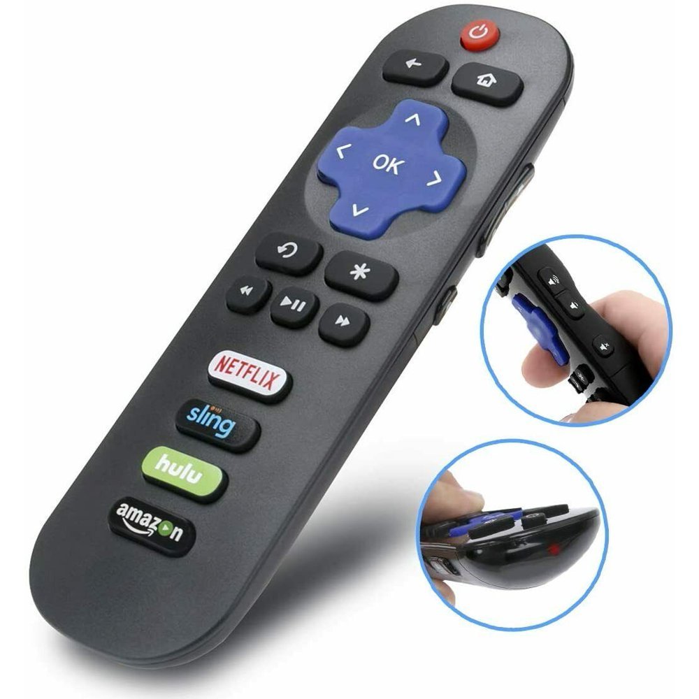 Universal ELEMENT Roku TV Remote Control with Netflix ...